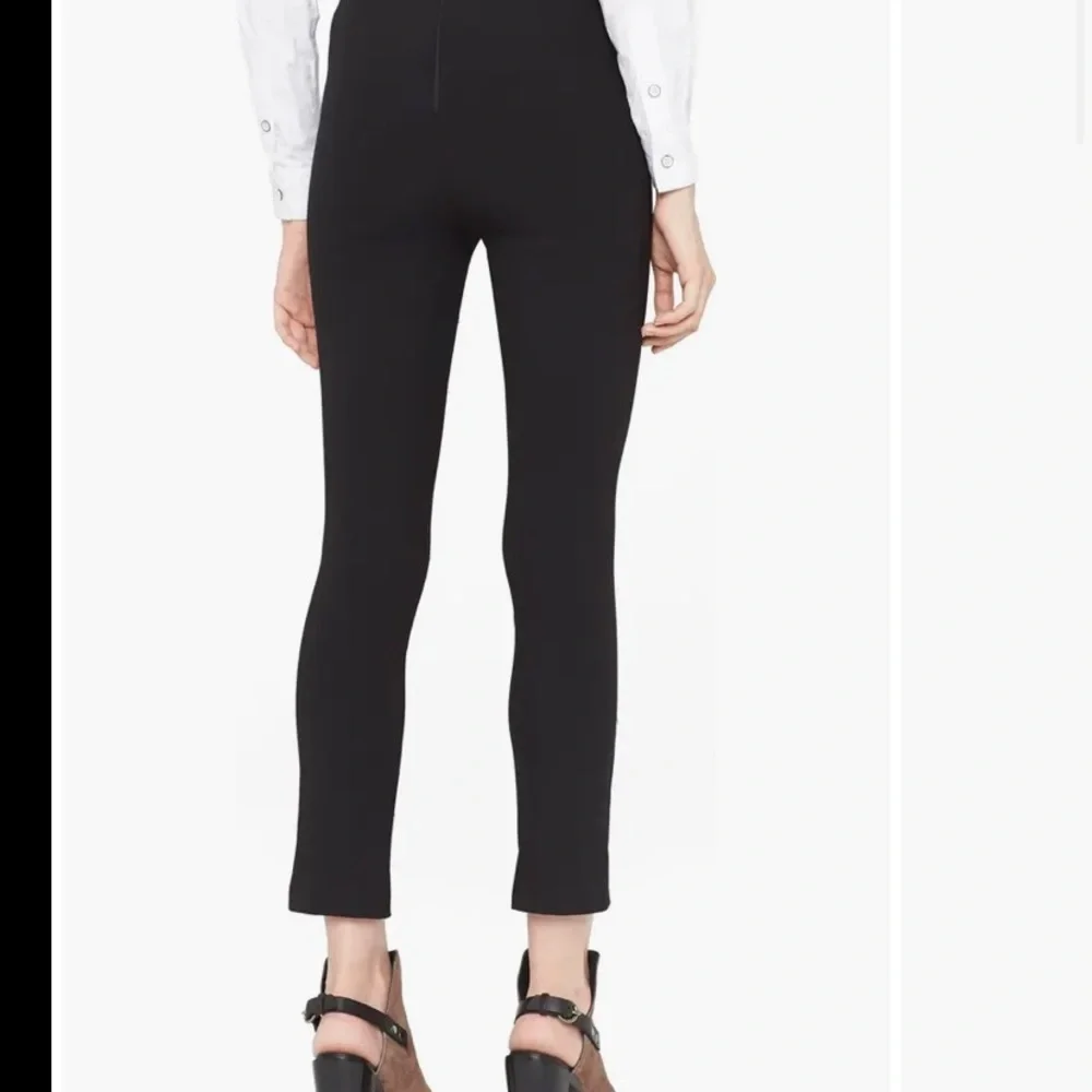 Rag & Bone Simone Slim Ankle Black Pant leggings - Picture 2 of 11
